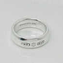 Size 7.5 Tiffany Makers Slice Ring Medium 6.7mm Band in Sterling Silver-3