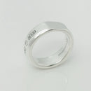 Size 7.5 Tiffany Makers Slice Ring Medium 6.7mm Band in Sterling Silver-5