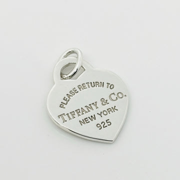 Return to Tiffany Small Heart Tag Pendant or Charm in Sterling Silver - 0