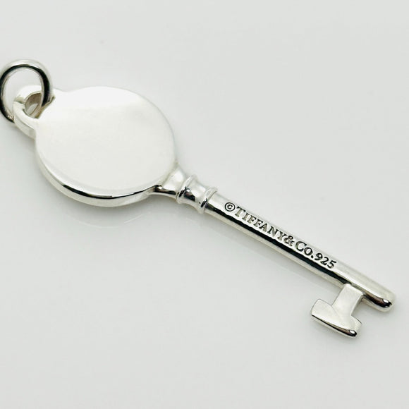 Return to Tiffany Round Key Pendant in Sterling Silver