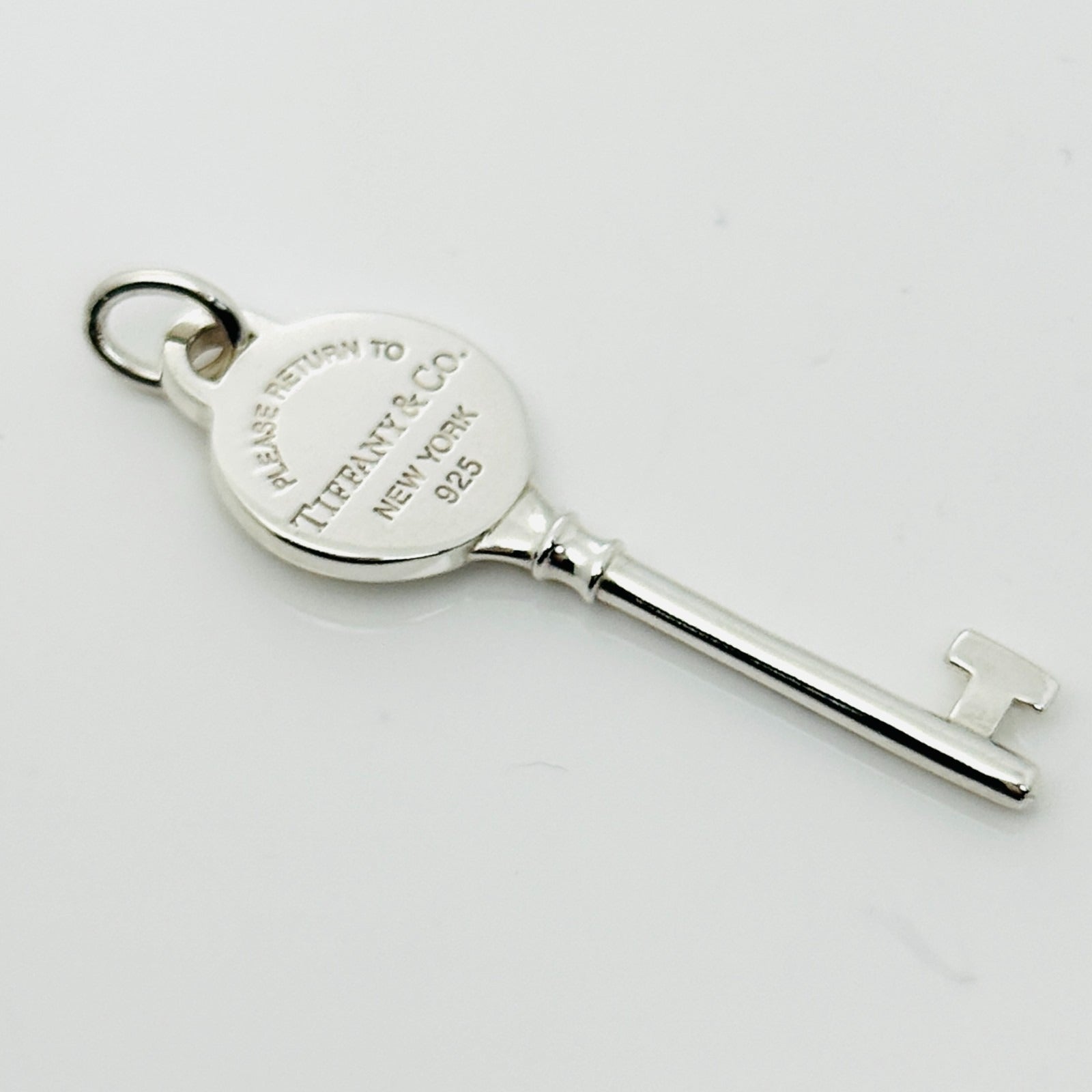 Return to Tiffany Round Key Pendant in Sterling Silver - 0