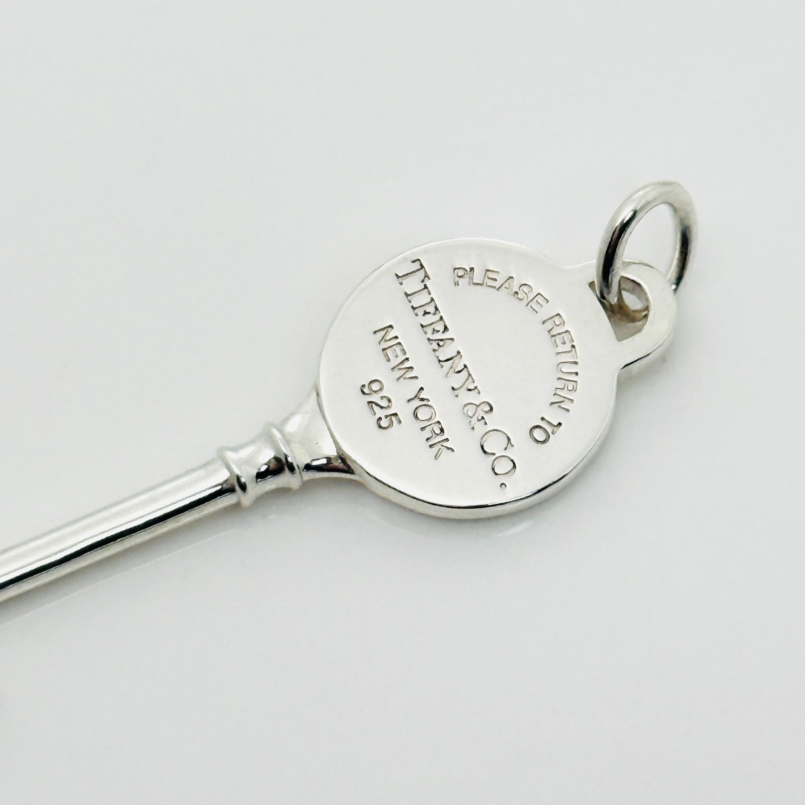 Return to Tiffany Round Key Pendant in Sterling Silver