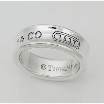 Size 5.5 Tiffany & Co 1837 Ring Concave in Sterling Silver
