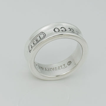 Size 5.5 Tiffany & Co 1837 Ring Concave in Sterling Silver - 0