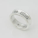 Size 5.5 Tiffany & Co 1837 Ring Concave in Sterling Silver-3