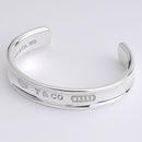 Size 6.5" Tiffany & Co 1837 Wide Cuff Bracelet in Sterling Silver-1