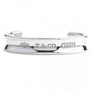 Size 6.5" Tiffany & Co 1837 Wide Cuff Bracelet in Sterling Silver-3