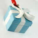 Tiffany Blue Gift Box Trinket Christmas Holiday Ornament Bone China Porcelain-2