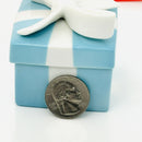 Tiffany Blue Gift Box Trinket Christmas Holiday Ornament Bone China Porcelain-5
