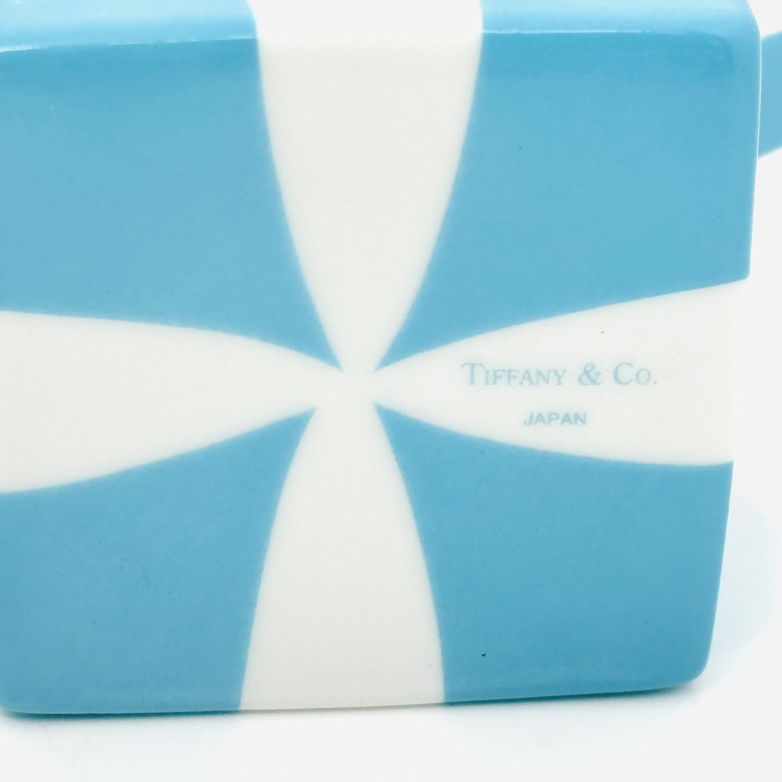 Tiffany Blue Gift Box Trinket Christmas Holiday Ornament Bone China Porcelain