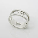 Size 12.5 Tiffany & Co 1837 Cutout Ring Stencil Open Mens Band Unisex-3