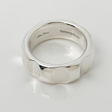 Size 7 Tiffany Groove Wide Ring Band by Paloma Picasso in  Silver Mens Unisex