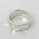 Size 7 Tiffany Groove Wide Ring Band by Paloma Picasso in  Silver Mens Unisex-2