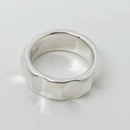 Size 7 Tiffany Groove Wide Ring Band by Paloma Picasso in  Silver Mens Unisex-3