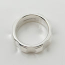 Size 7 Tiffany Groove Wide Ring Band by Paloma Picasso in  Silver Mens Unisex-4
