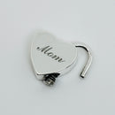 Tiffany & Co MOM Mother Heart Padlock Charm Pendant in Sterling Silver-5
