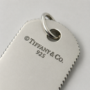 Tiffany & Co Mens Coin Edge ID Dog Tag Pendant in Sterling Silver-4
