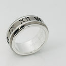 Size 6 RARE Tiffany Atlas Ring in Silver and Titanium Mens Unisex-4