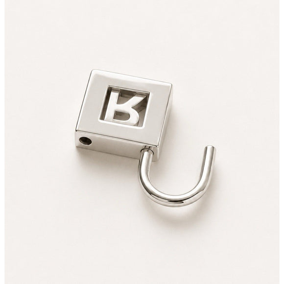 Tiffany & Co Sterling Silver Letter R Alphabet Initial Padlock Charm Pendant
