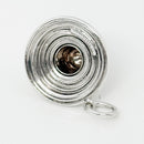 RARE Tiffany Straw Gardening Sun Hat with Bow Charm or Pendant in Silver-4