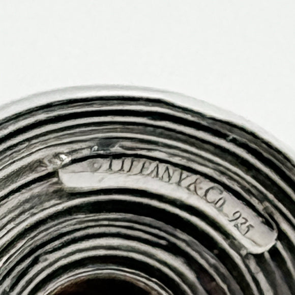 RARE Tiffany Straw Gardening Sun Hat with Bow Charm or Pendant in Silver