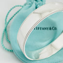 7.75" Tiffany & Co Beaded Edge Milgrain Bangle Bracelet in Sterling Silver-4