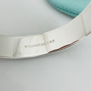 7.75" Tiffany & Co Beaded Edge Milgrain Bangle Bracelet in Sterling Silver-6