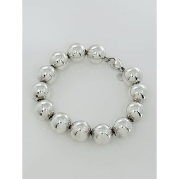 Tiffany & Co HardWear 14mm Bead Ball Bracelet Size Large in Sterling Silver - 0