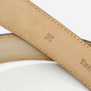 Tiffany & Co Black Lizard Skin Leather Mens Belt Size 36-6