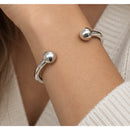 Tiffany & Co. HardWear Ball End Horseshoe Cuff Bracelet Small 6" in 925 Silver-2