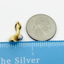 Tiffany & Co Gold and Diamond Golf Club and Ball in Yellow Gold - Charm Pendant-8