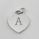 Tiffany Letter A Heart Pendant or Charm Notes Alphabet-1