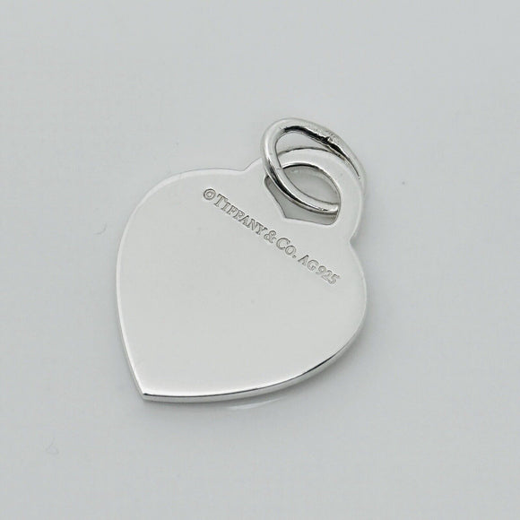 Tiffany Letter A Heart Pendant or Charm Notes Alphabet