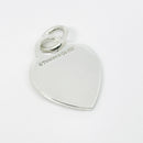 Tiffany Silver Number 17 Birthday Heart Notes Engraved Charm Pendant-3
