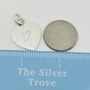 Tiffany Silver Number 17 Birthday Heart Notes Engraved Charm Pendant-5