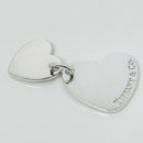 Tiffany & Co Double Hearts Pendant Charm in 925 Sterling Silver-1