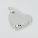 Tiffany & Co Double Hearts Pendant Charm in 925 Sterling Silver-3