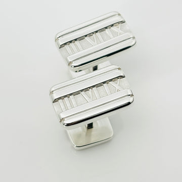 Tiffany Atlas Cufflinks in Sterling Silver Roman Numerals