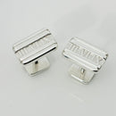 Tiffany Atlas Cufflinks in Sterling Silver Roman Numerals-2