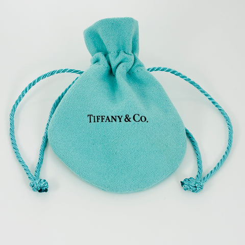 Tiffany & Co Blue Jewelry Drawstring Pouch
