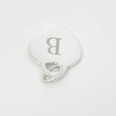 Tiffany Letter B Heart Pendant or Charm Notes Alphabet in Sterling Silver-3