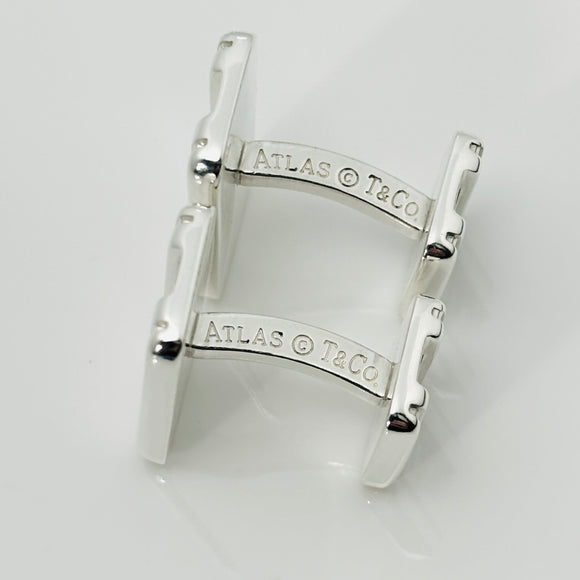 Tiffany Atlas Cufflinks in Sterling Silver Roman Numerals