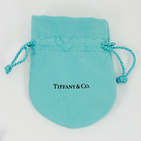Tiffany & Co Blue Jewelry Drawstring Pouch