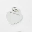 Tiffany Letter B Heart Pendant or Charm Notes Alphabet in Sterling Silver-4
