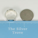 Size 6.5 Tiffany & Co 1837 Ring Concave Wide Band in Sterling Silver-6