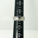 Size 10 Tiffany & Co 1837 Grey Titanium and Silver Ring Band Mens Unisex-11