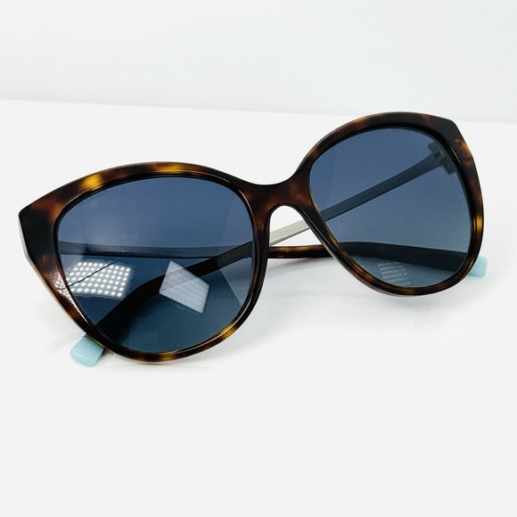 Tiffany & Co TF4166 8002 / 4U Havana Blue Gradient  Sunglasses Tortoise Shell