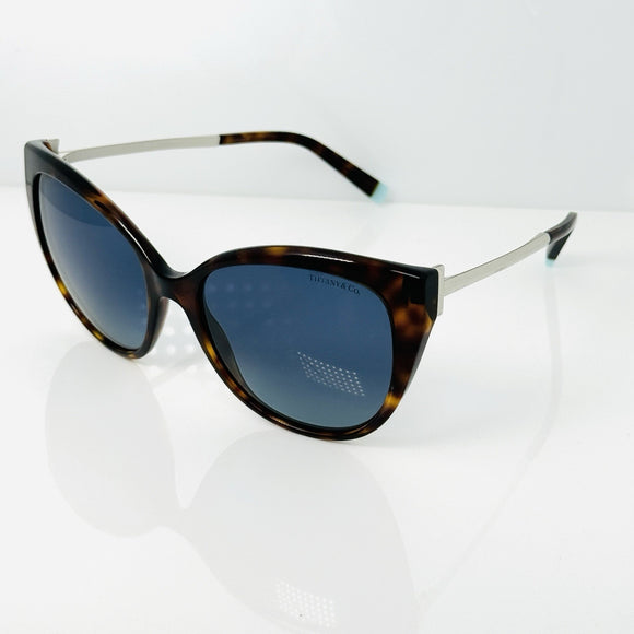 Tiffany & Co TF4166 8002 / 4U Havana Blue Gradient  Sunglasses Tortoise Shell