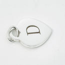 Tiffany Silver Letter D Alphabet Initial Heart Notes Engraved Charm Pendant-4