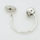 Tiffany Football Helmet Ball Key Ring Keychain in Sterling Silver-2